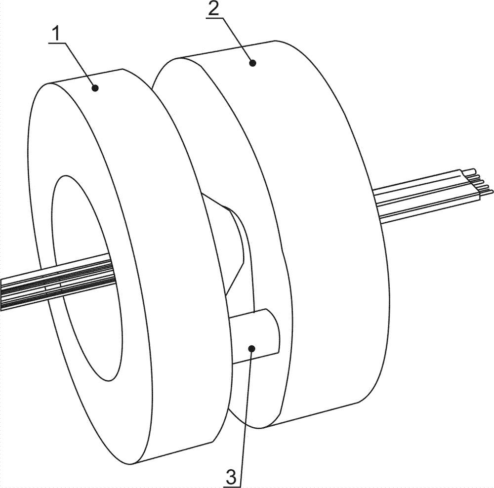 Double-core butterfly optical cable production technology