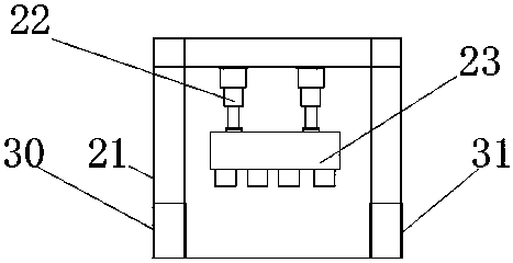 Corner connector cutting device