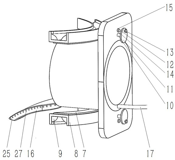 Oral cavity supporting equipment for gastroscopy