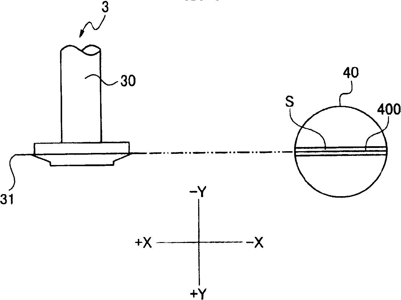 Method for detecting position displacement of cutting blades