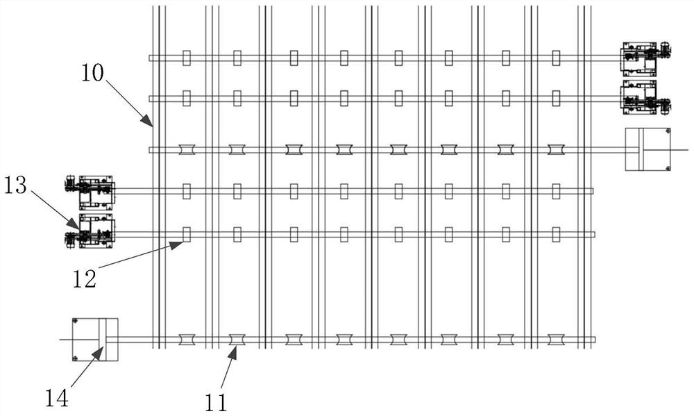 Chamfering method applied to bar cold bed and chamfering system applied to bar cold bed