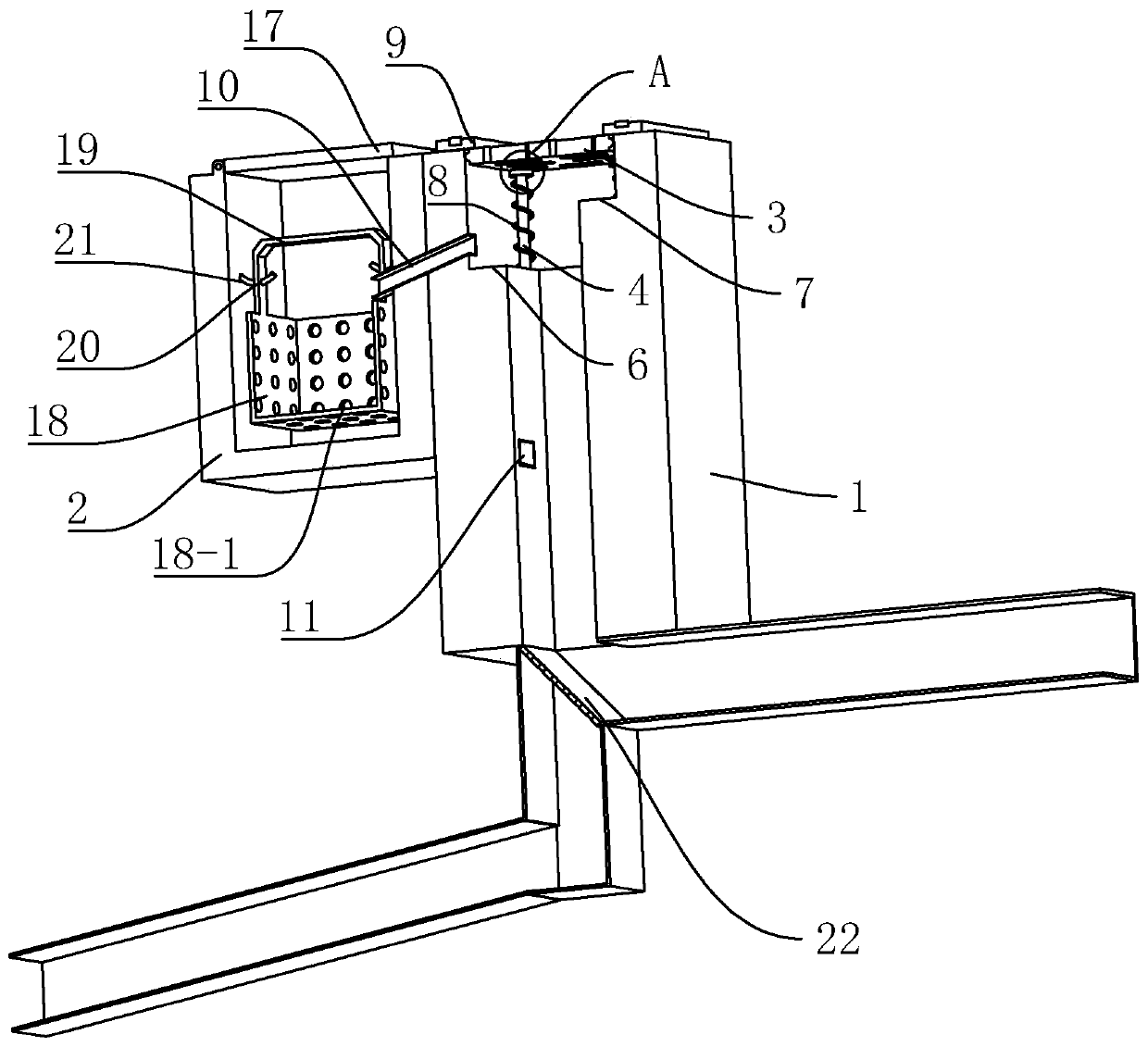 Garden drainage mechanism capable of preventing clogging and construction method thereof