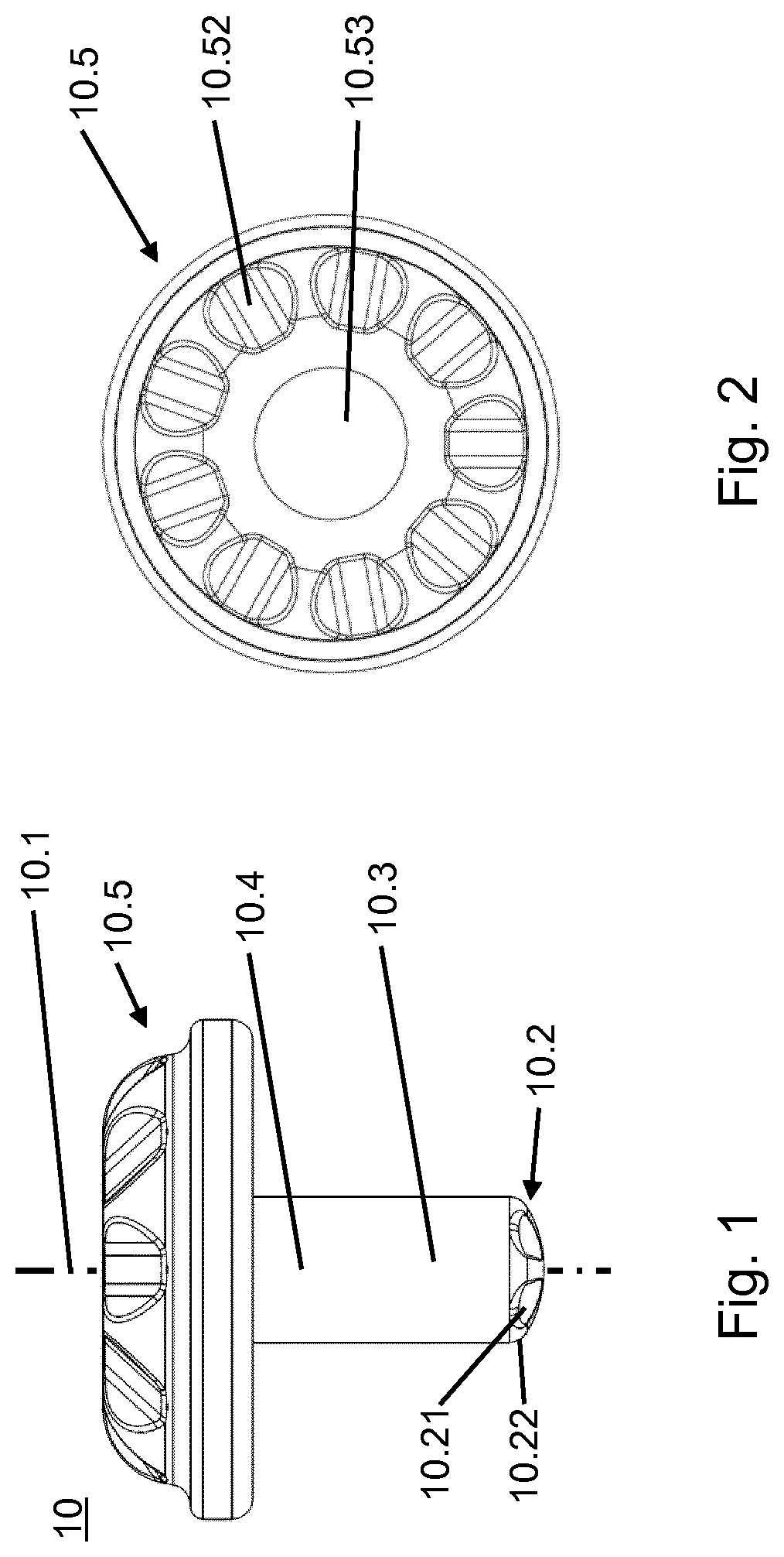 Connecting element for the non-detachable connection of at least two components and composite arrangement