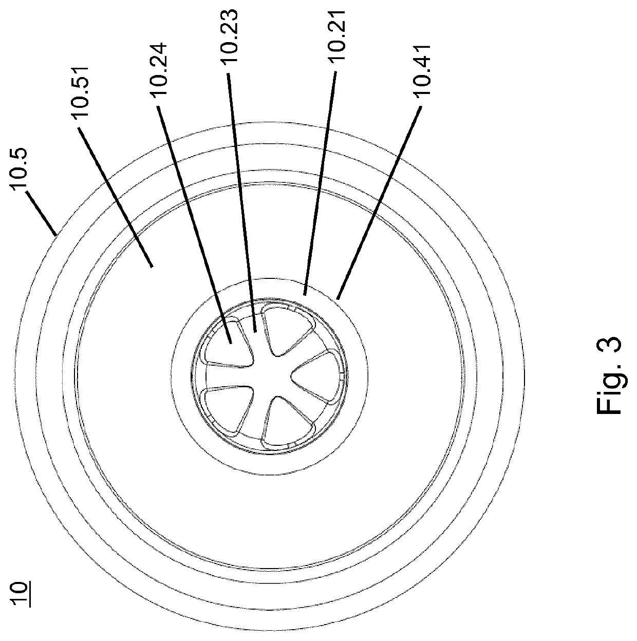 Connecting element for the non-detachable connection of at least two components and composite arrangement