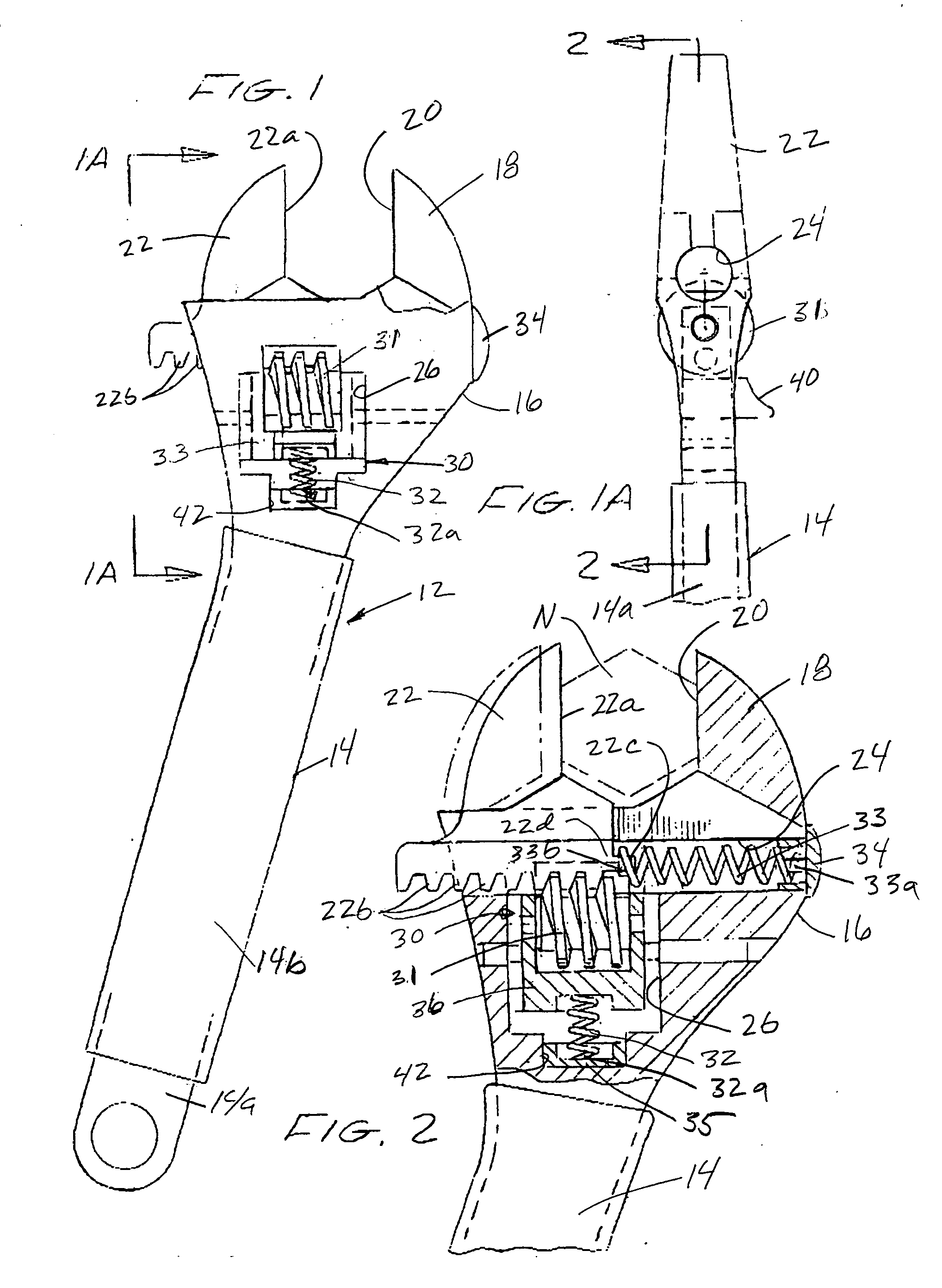 Adjustable wrench