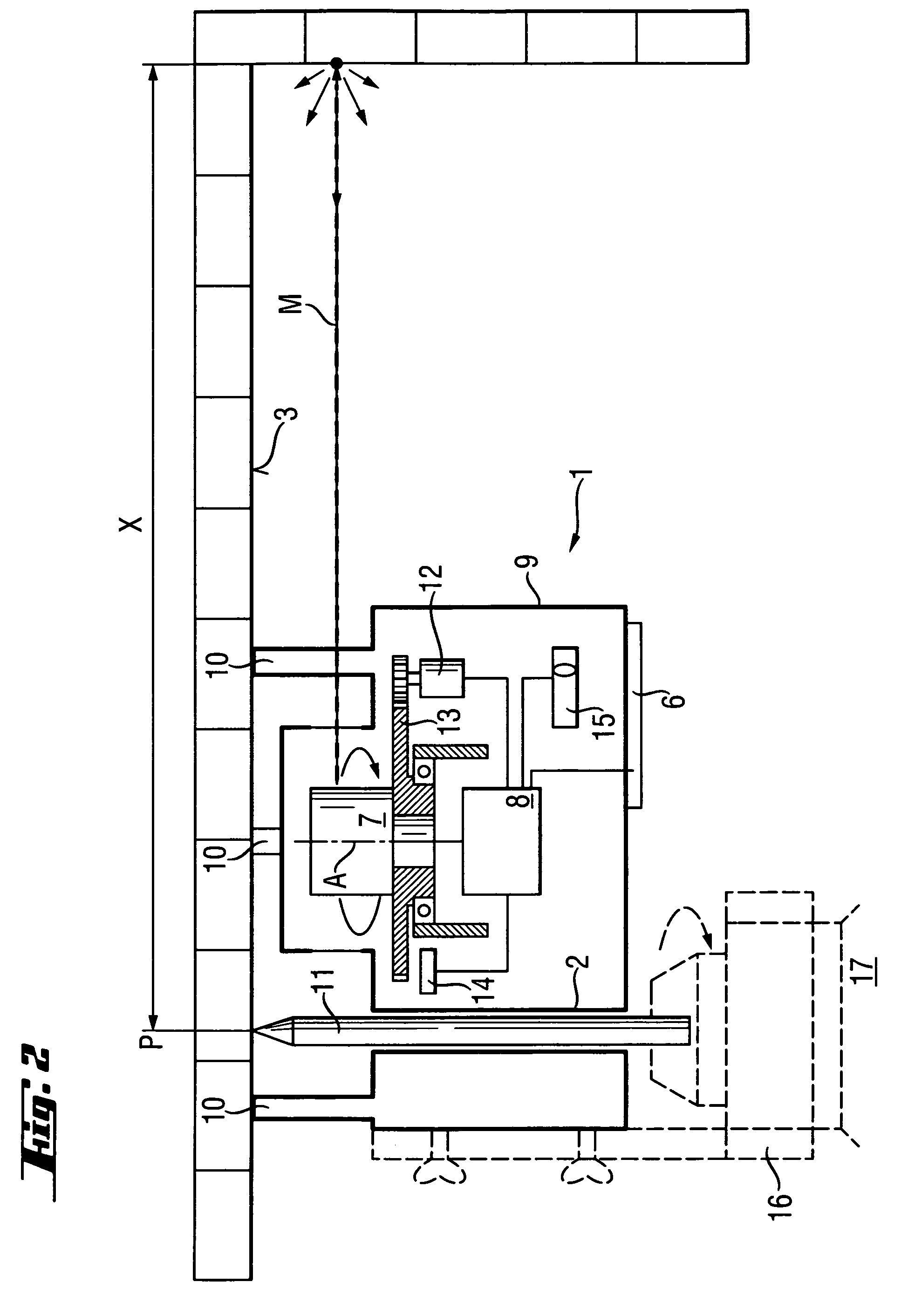 Handheld surface coordinate measuring device