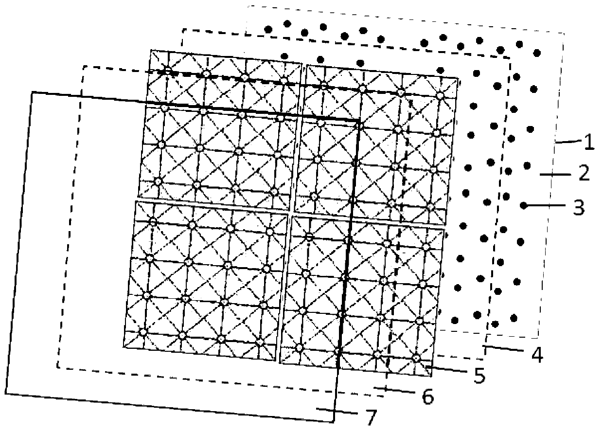 Solar cell module based on glass conductive backboard and manufacturing method of solar cell module