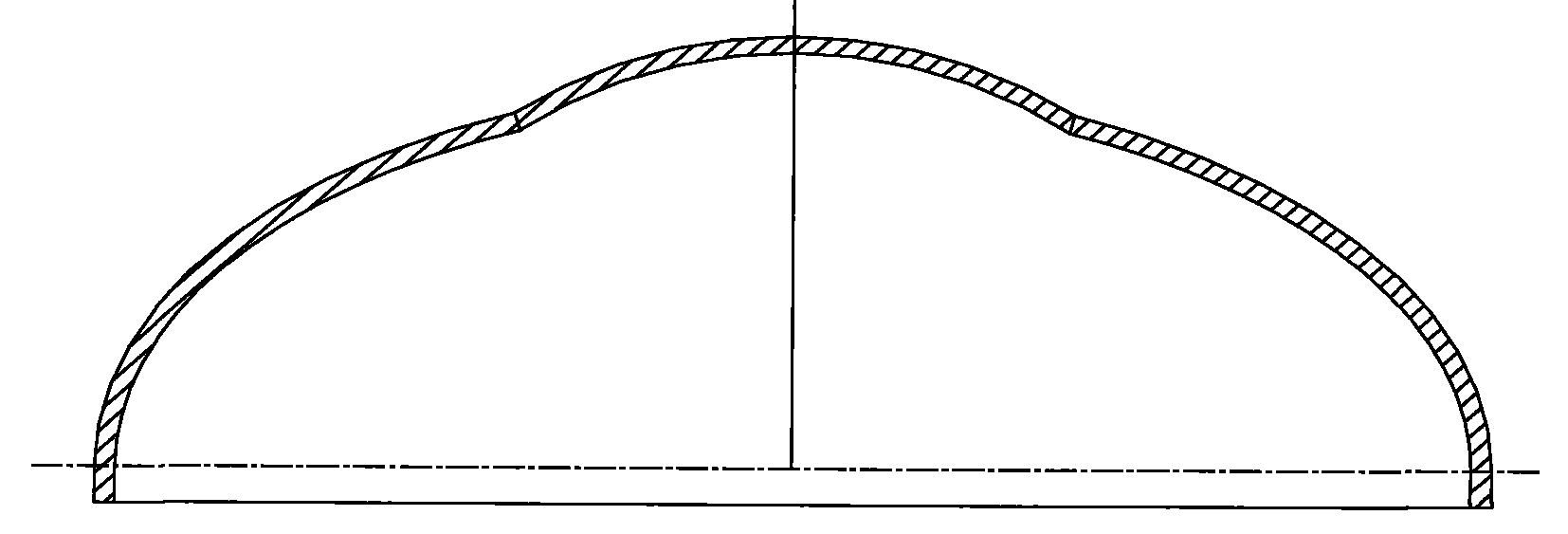 Processing welding technique of large closing end