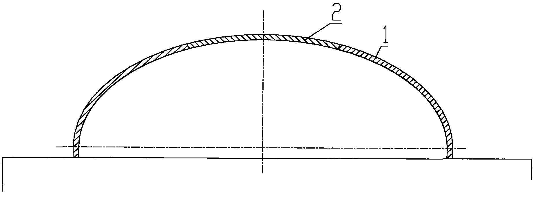 Processing welding technique of large closing end