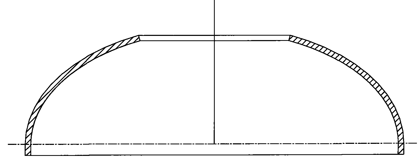 Processing welding technique of large closing end