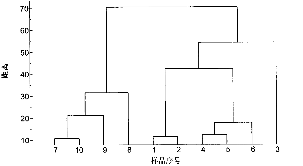 Quick and accurate identification method of baijiu scent types