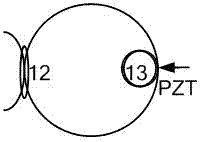 Apparatus and method for testing power spectral density of frequency noise of laser based on fiber resonator