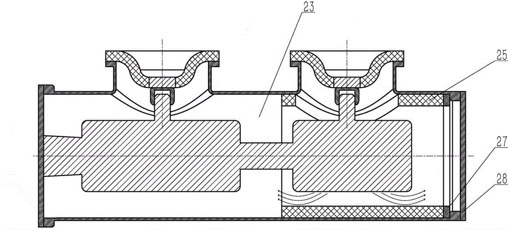 Closed switching device, and arc extinguish chamber and tank of closed switching device