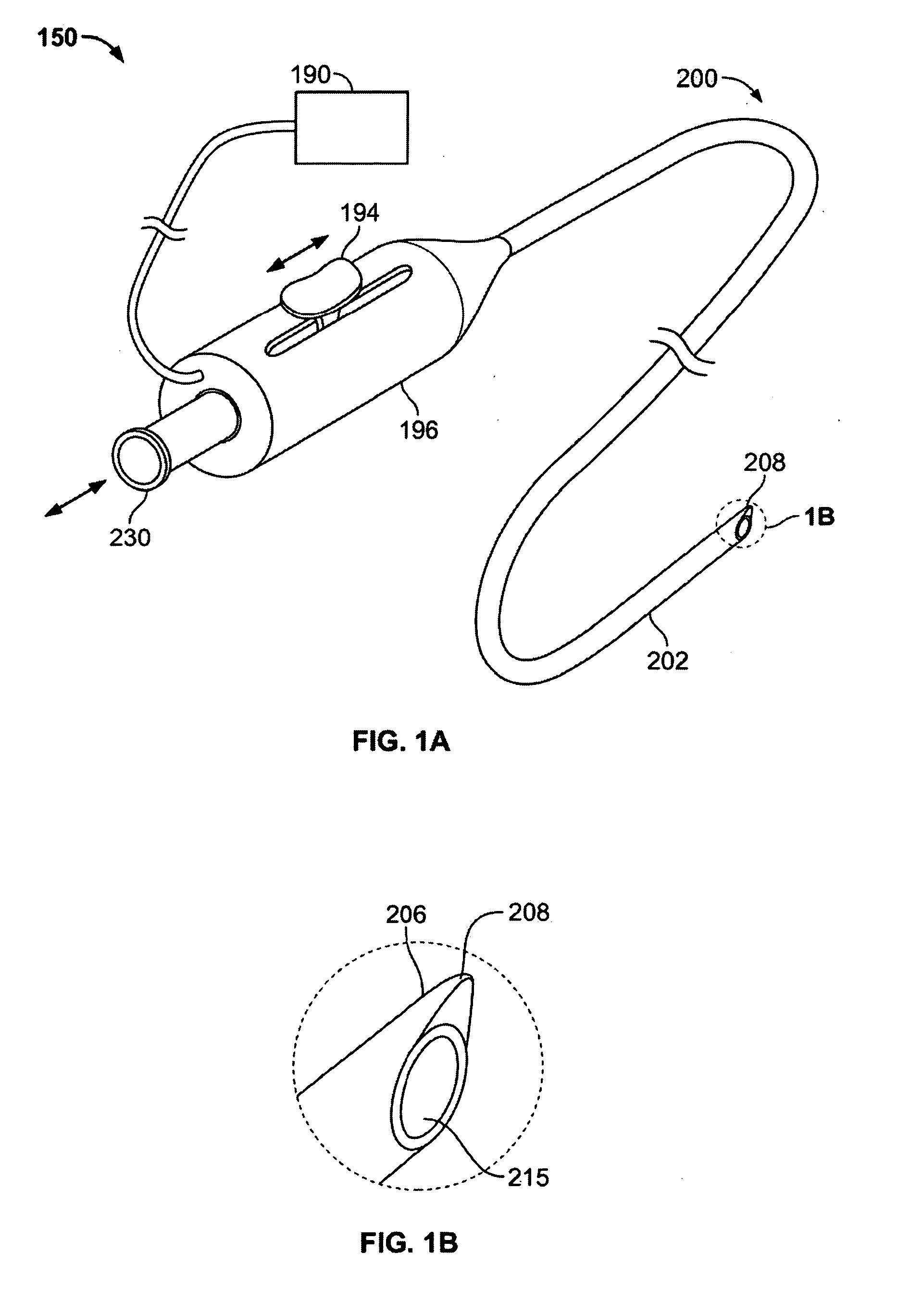 Blood vessel sensing catheter having working lumen for medical appliances