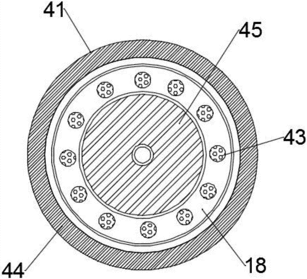 Multifunctional cleaning device for corridor interior wall surface of building