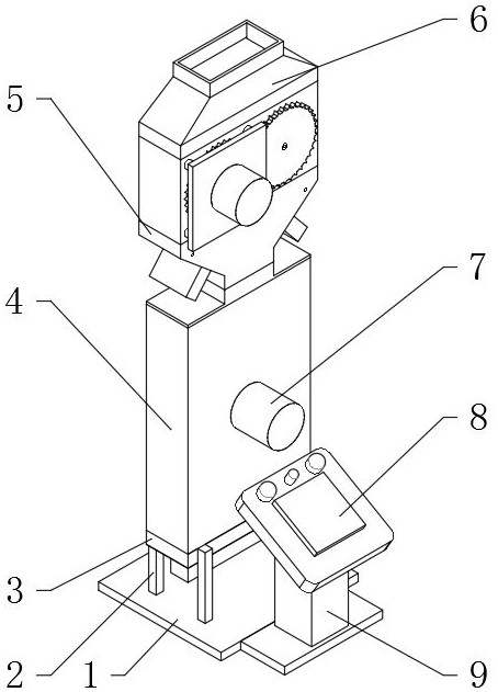 Fine grinding device for refractory material production