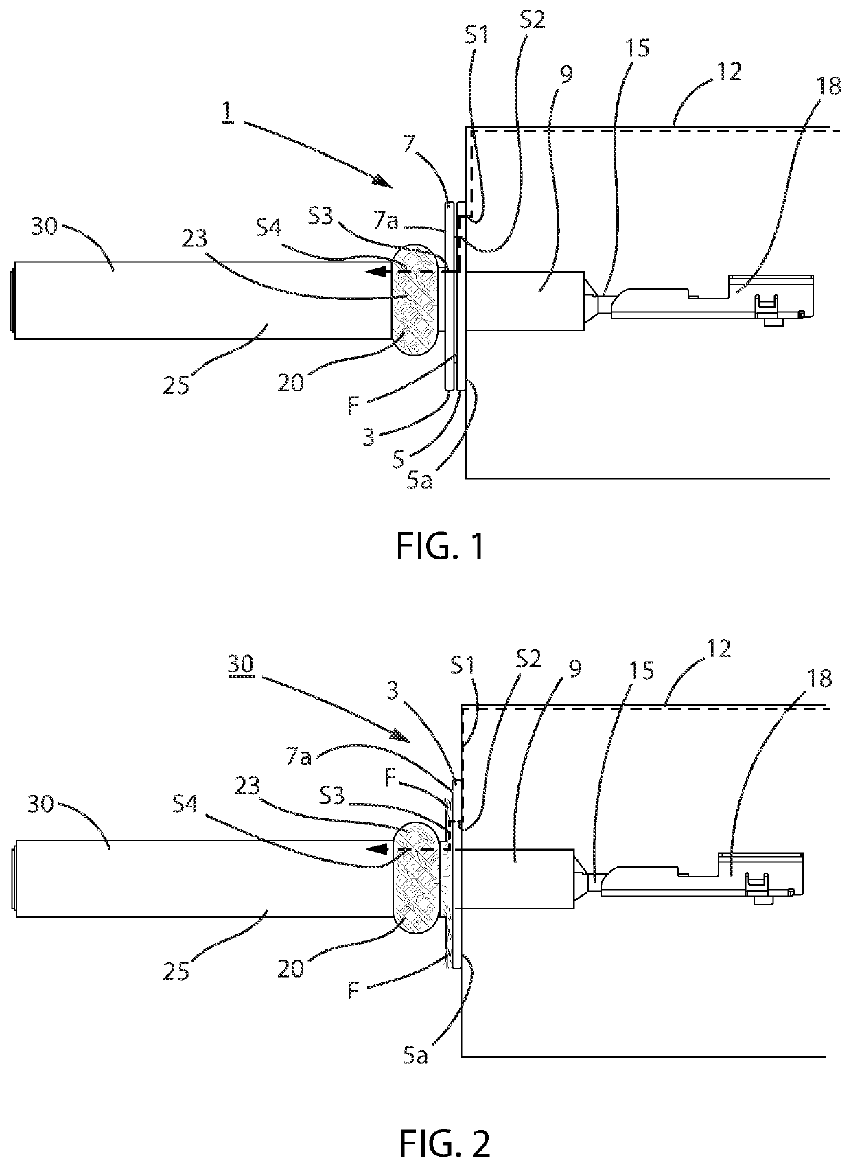 Method for electromagnetic interference (EMI) protection for a high voltage connector assembly having a high voltage vertical disk ferrule