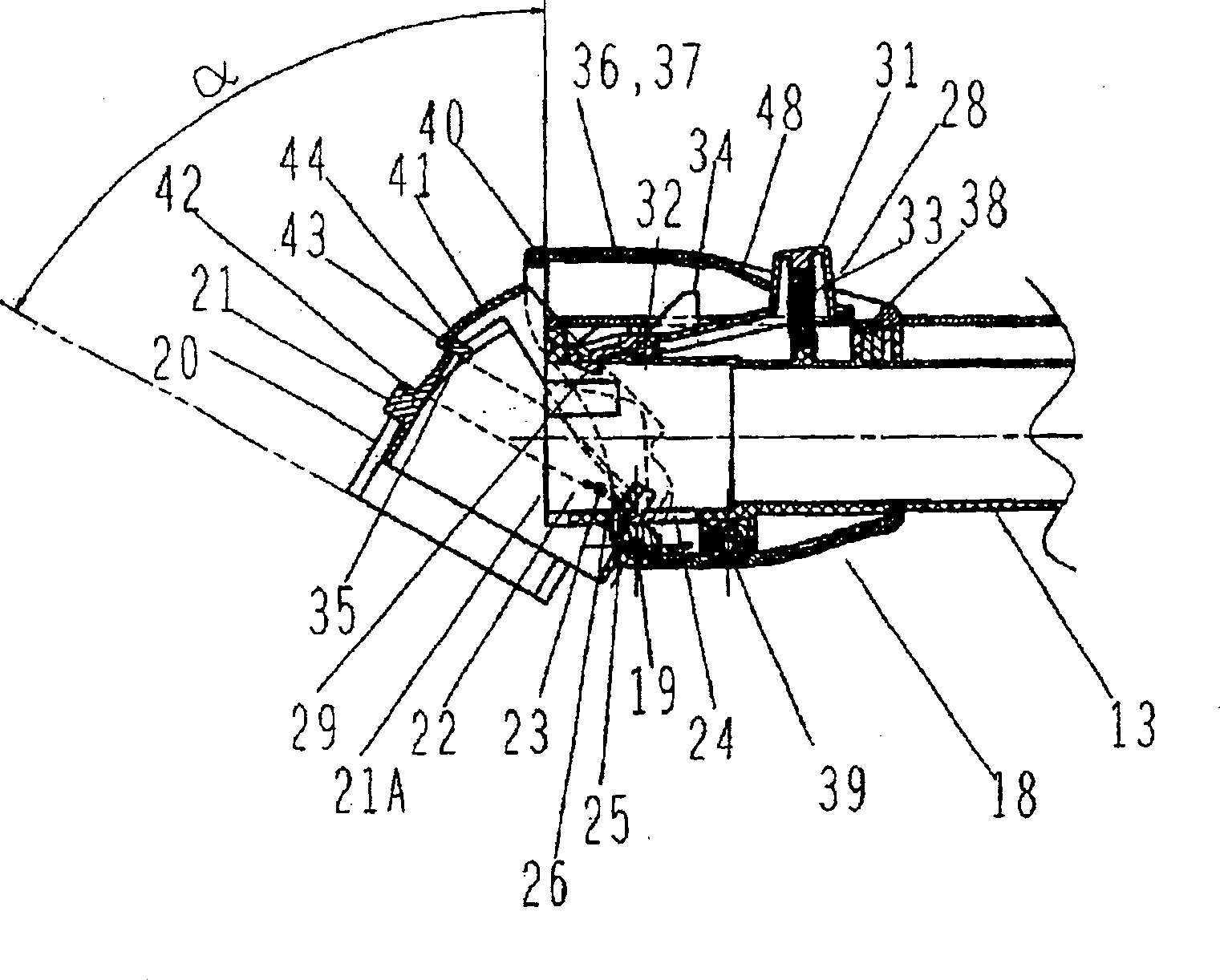 Suction device and electric dust collector therewith