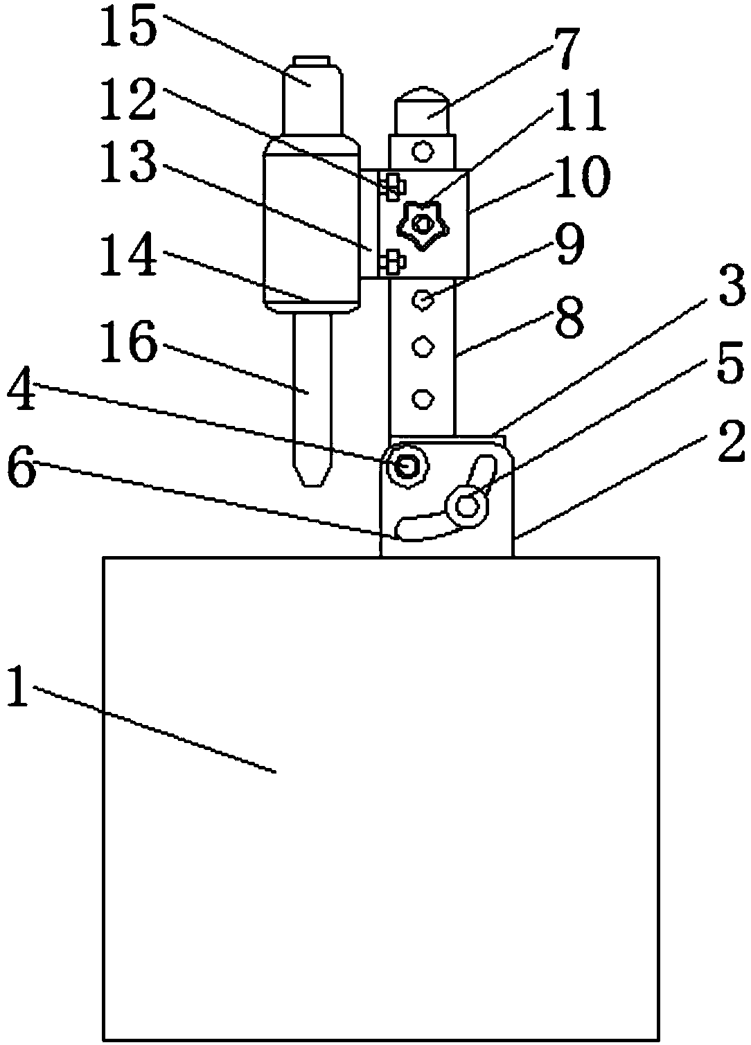 Stable die punching machine with detecting function