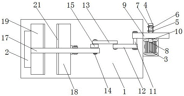 Clamping device for electrical mechanical equipment production