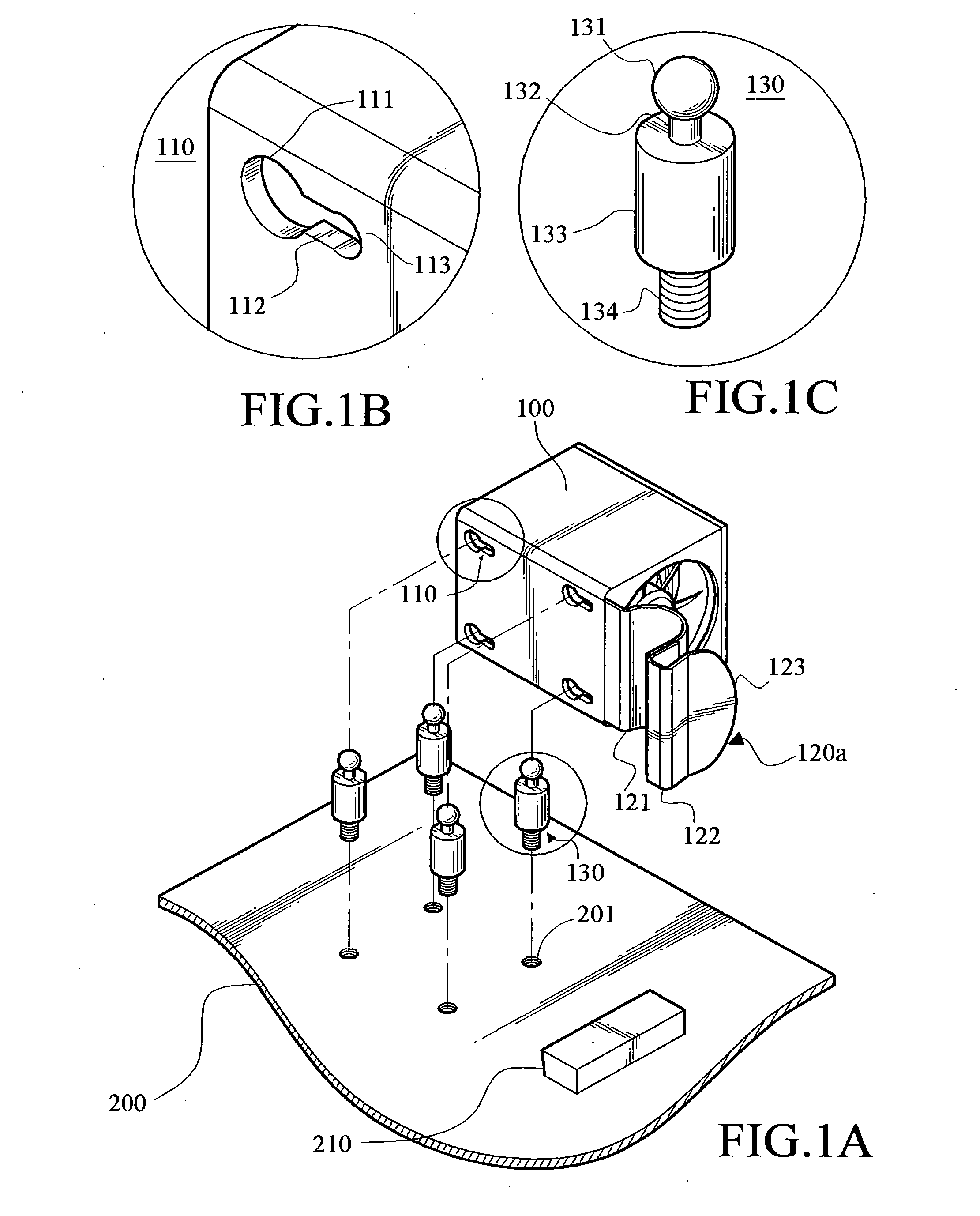 Fan fixing apparatus