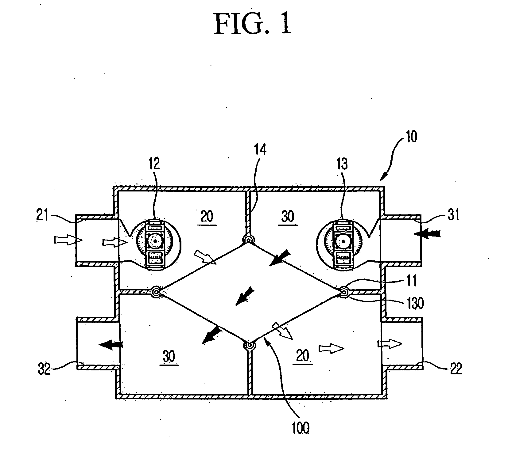 Heat exchanger and ventilator having the same