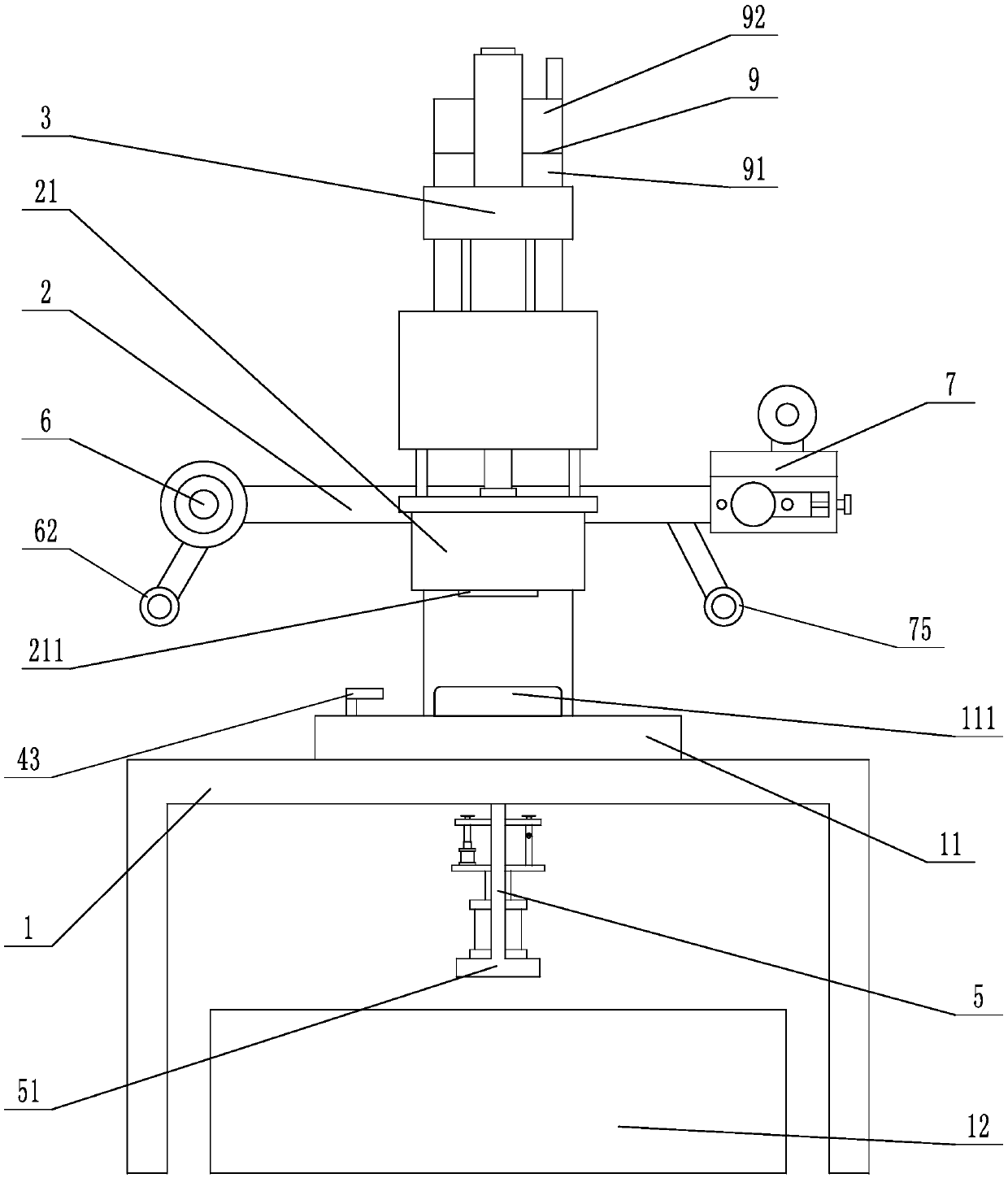 Gold stamping machine