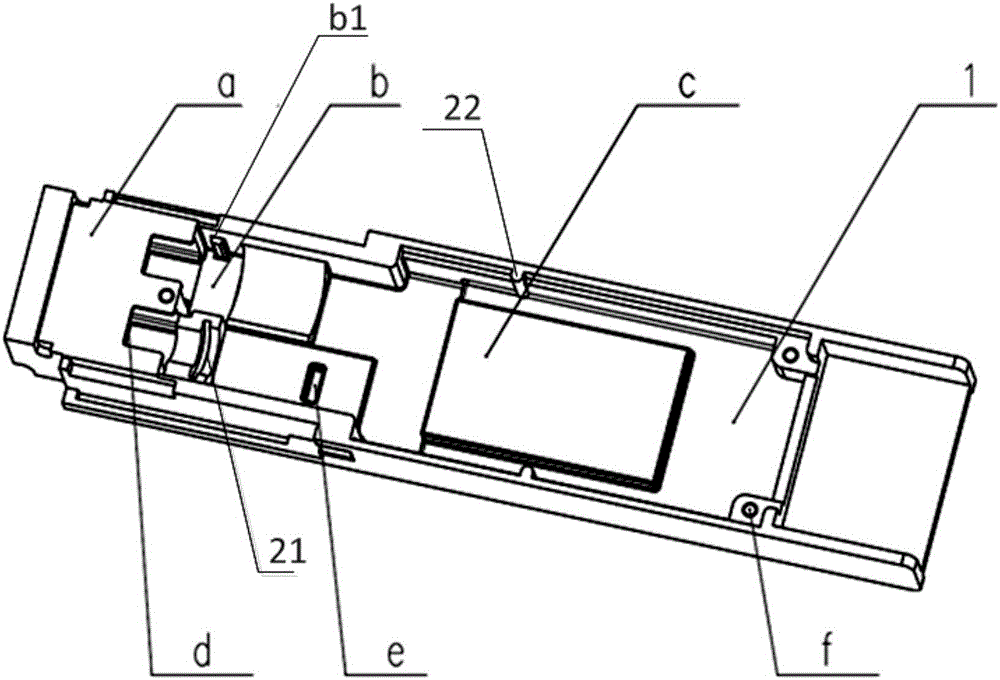 Novel XFP optical module structure