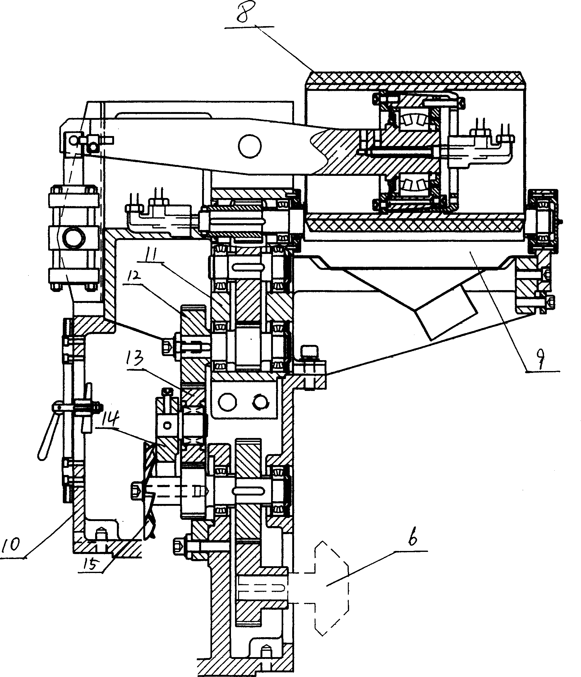 Device for stretching and cutting two-to-sliver