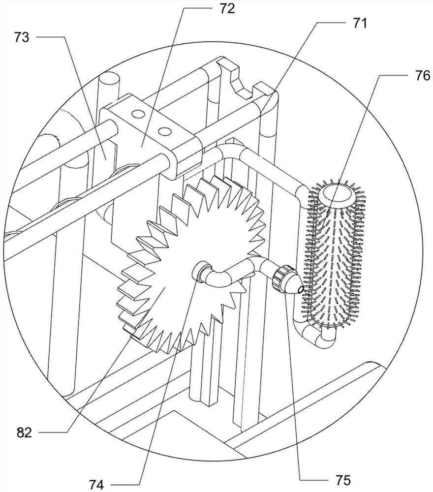 Solid wood table board splicing device for furniture processing