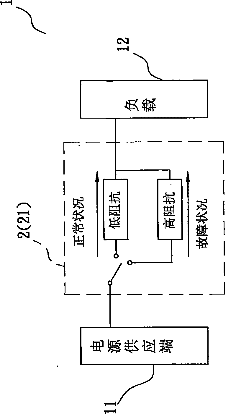 Ship electricity fault current restrictor