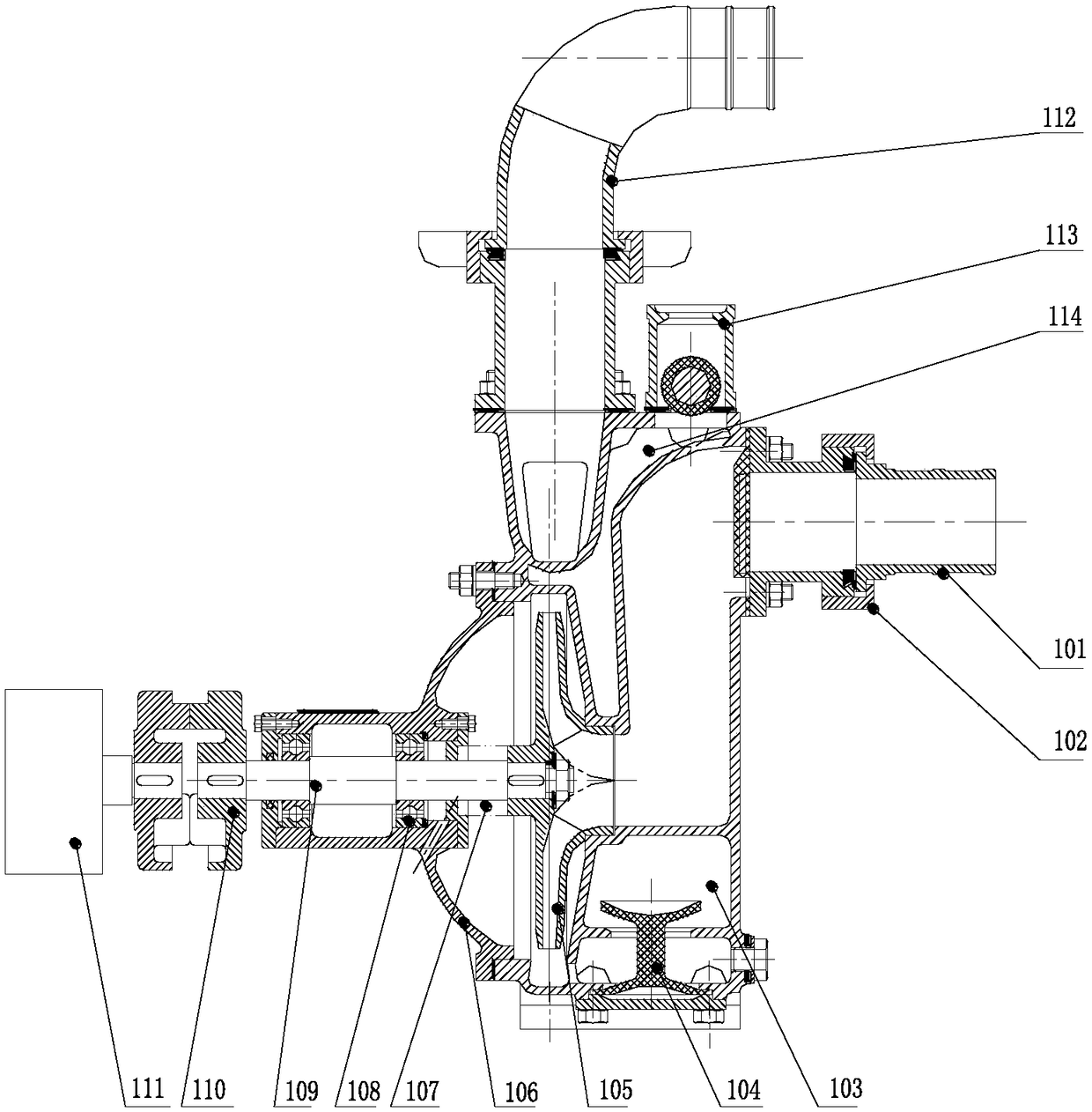 Miniature irrigation and drainage pump