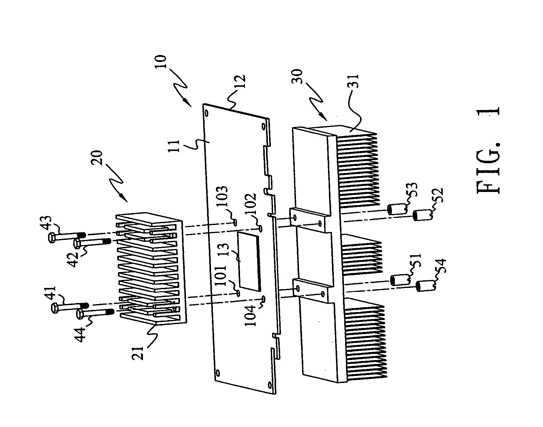 Circuit board having heat dissipation through holes