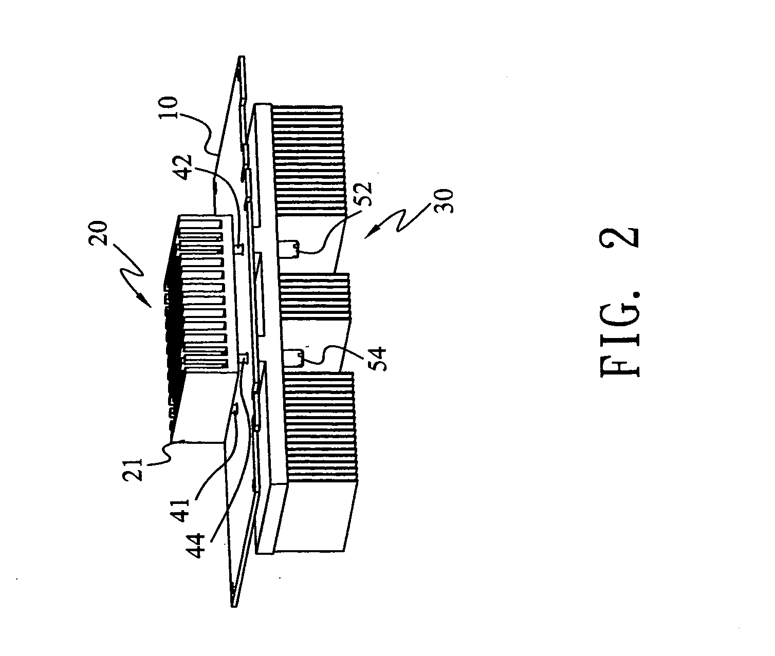 Circuit board having heat dissipation through holes