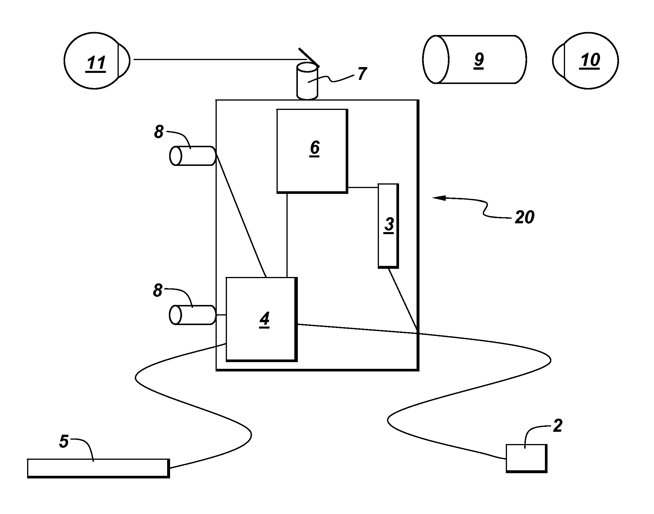 Surgical laser device utilizing a visible laser diode