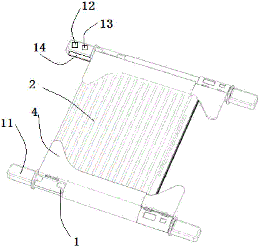 Medical telescopic stretcher