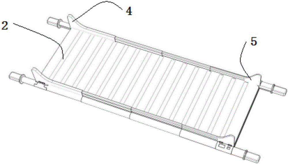 Medical telescopic stretcher