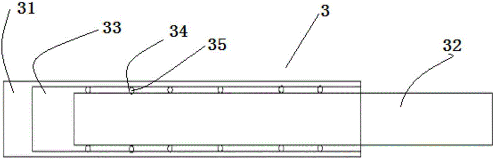 Medical telescopic stretcher