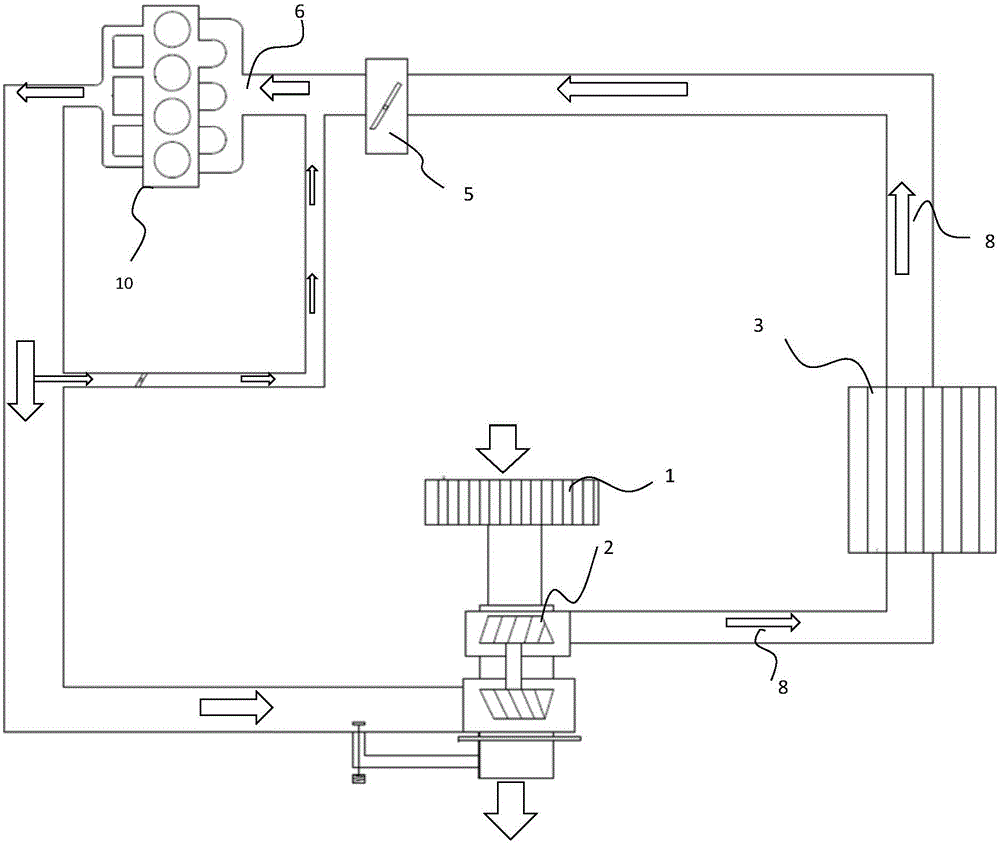 Engine and air inlet system thereof