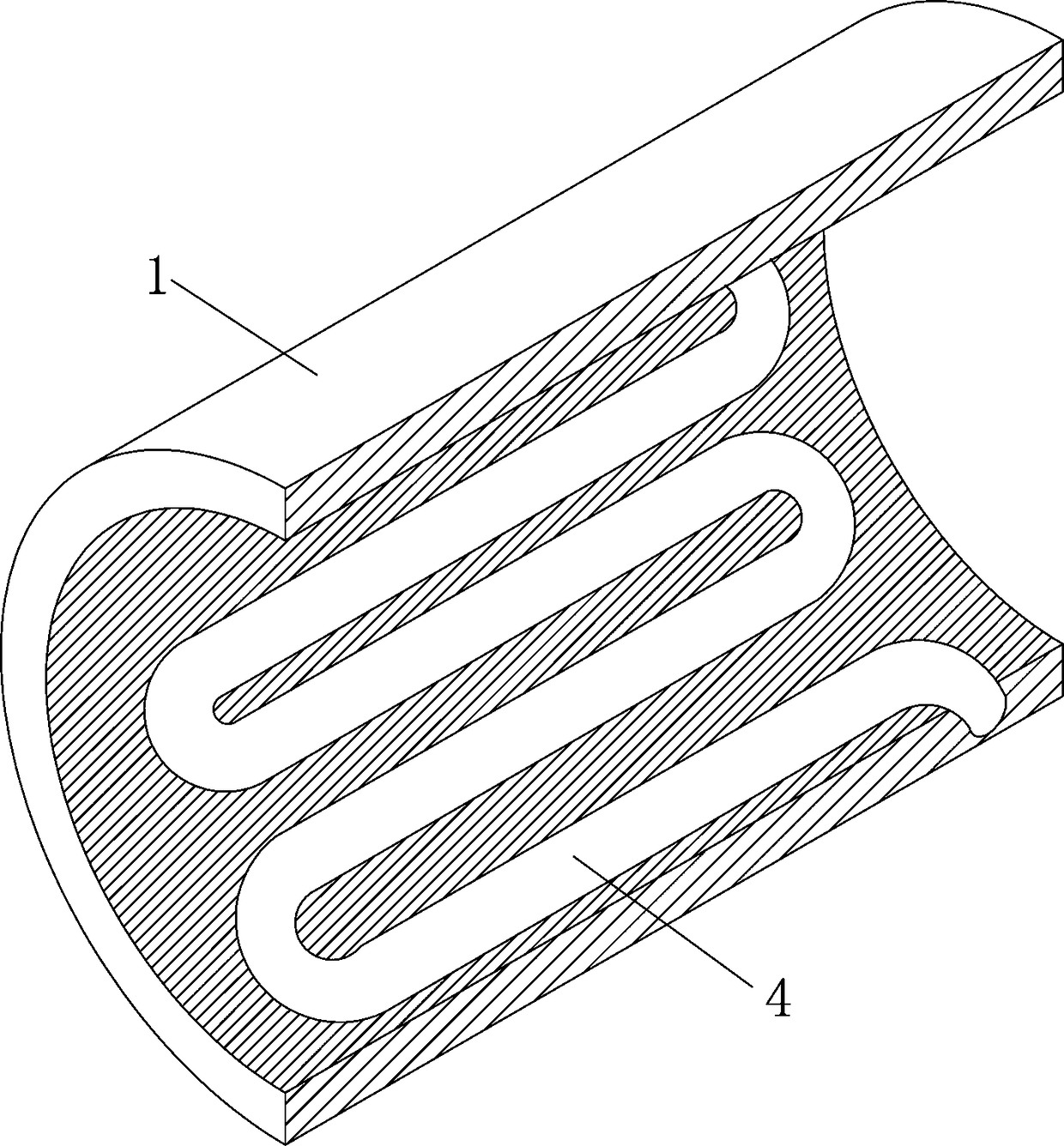 Brush direct-current motor