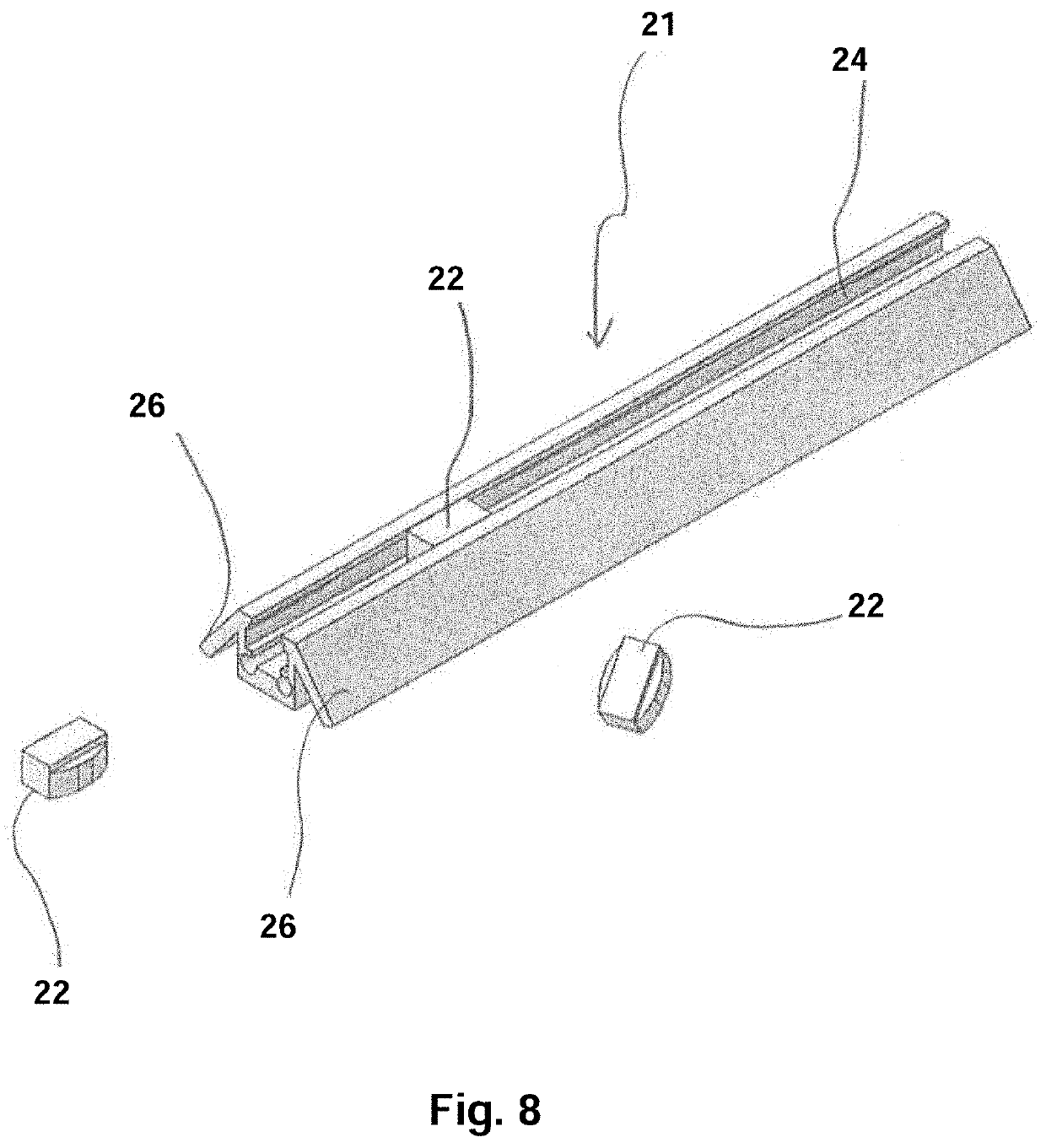Support device for securing sheet material to a backing surface and method of using same