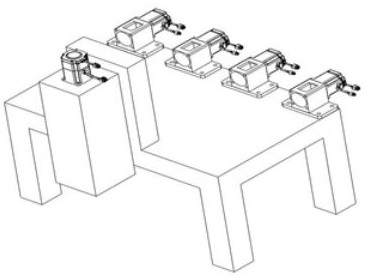 Visual evaluation device and method for motion state of machine tool group component