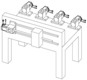 Visual evaluation device and method for motion state of machine tool group component