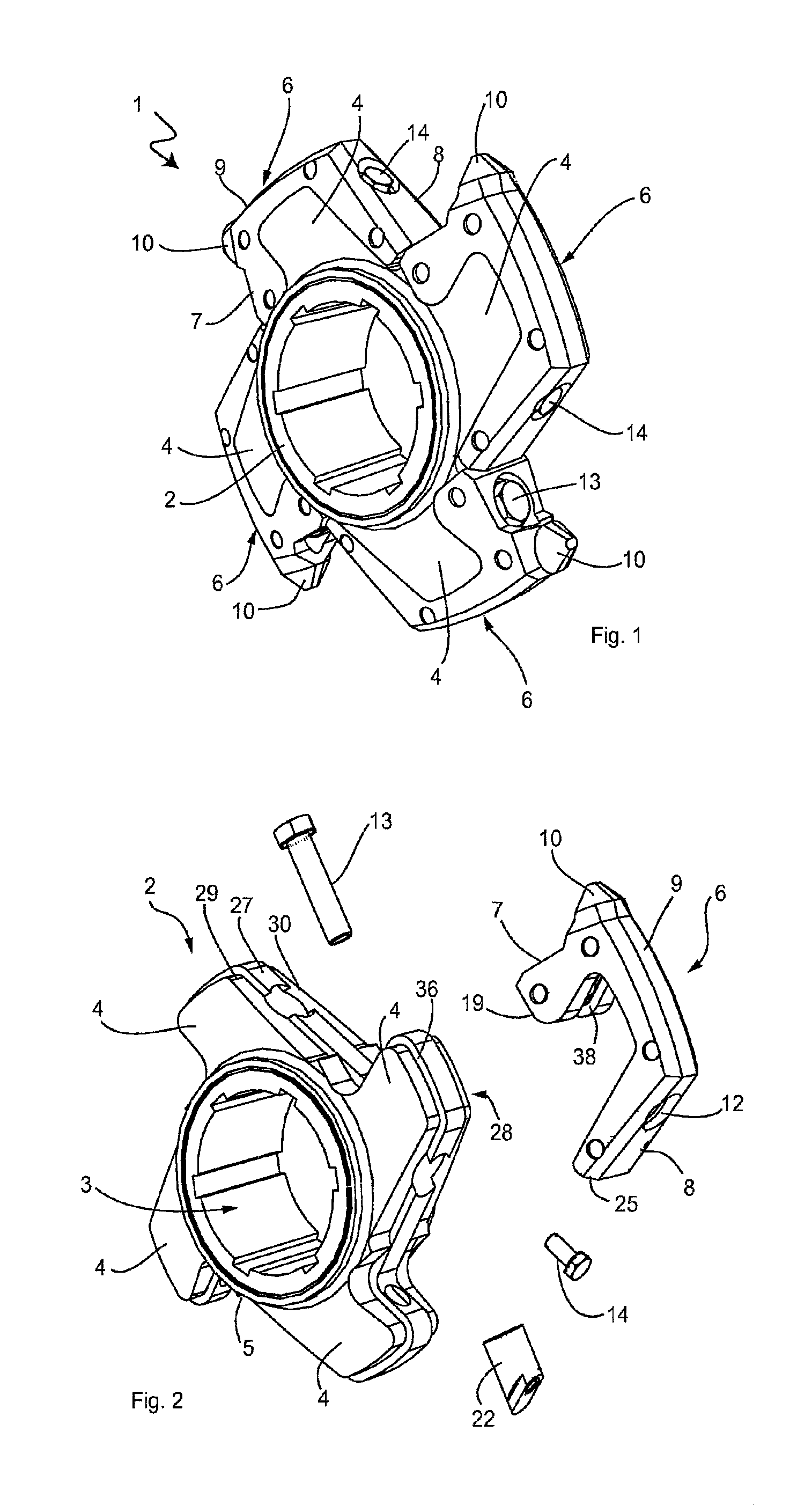 Crushing ring of a crushing roll