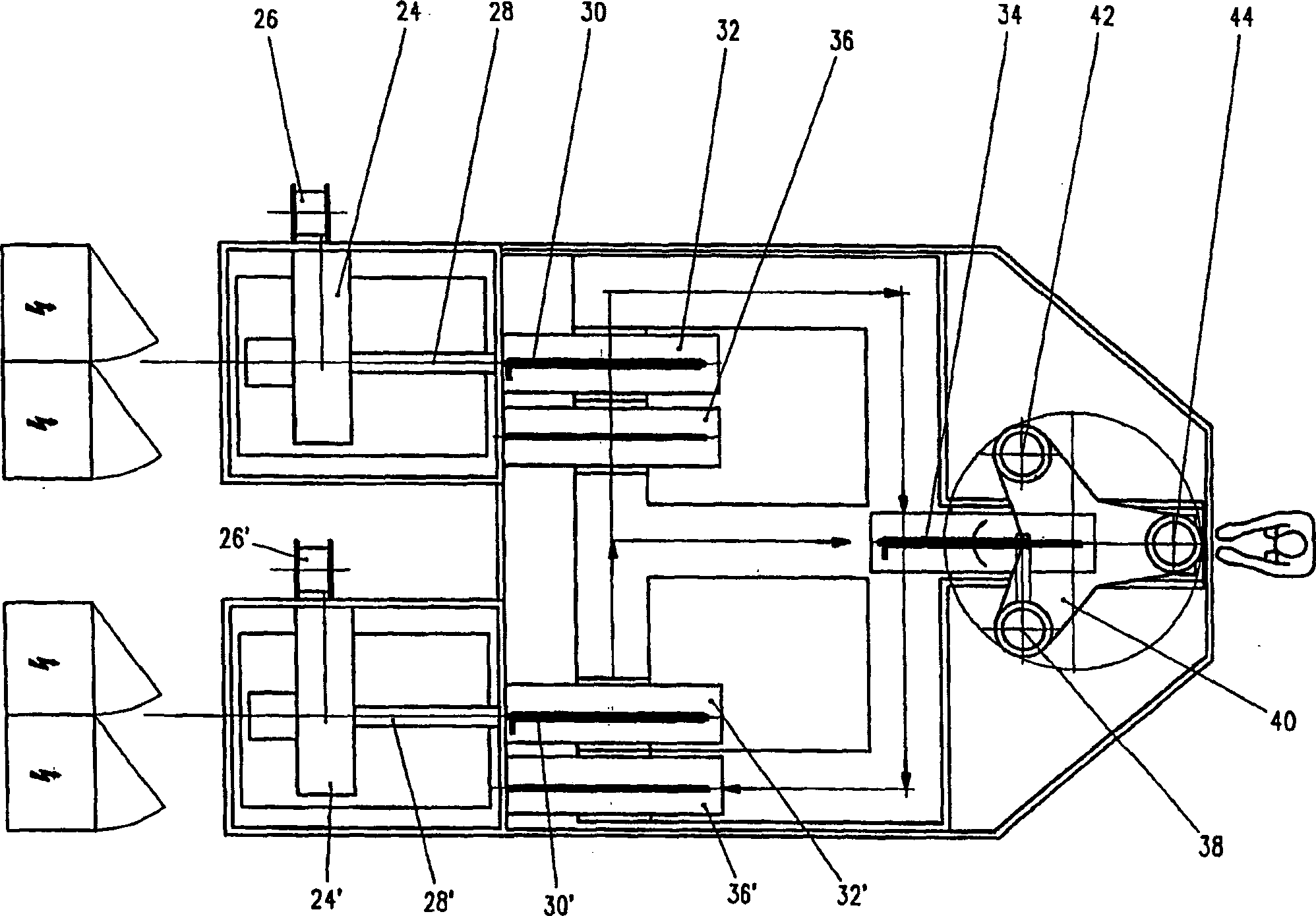 Method and device for forming wave windings for rotor and stator cores of electric machines