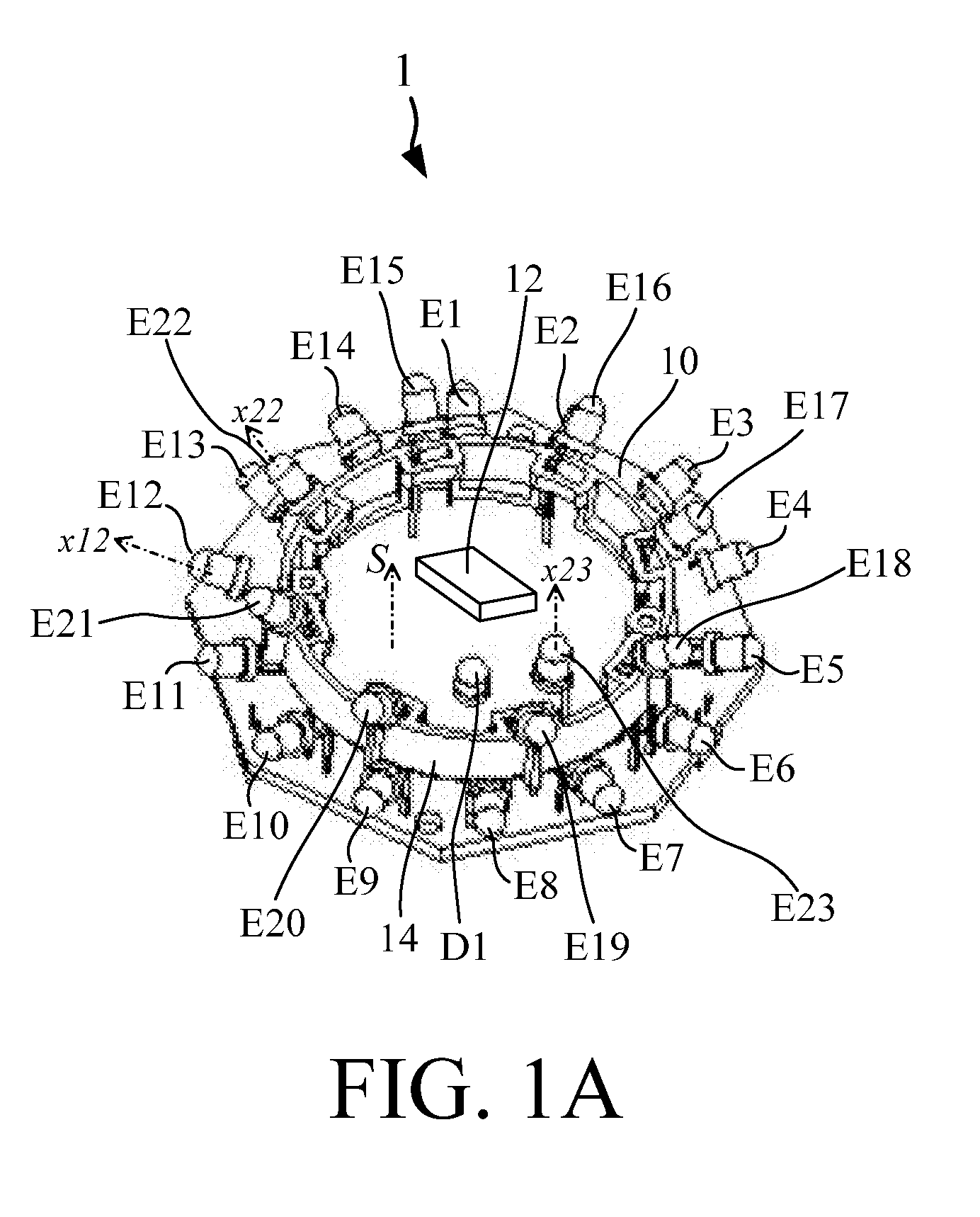 Omni-directional radiation-based signal transmitting apparatus