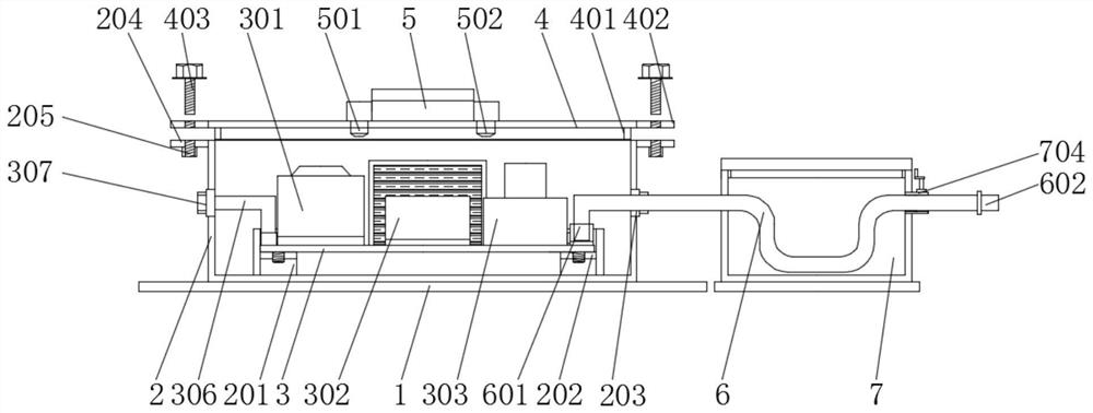 Power-intelligently adjustable distributed LED power supply for railway compartment