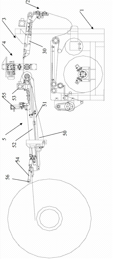 Bead fabric supply frame of forming machine