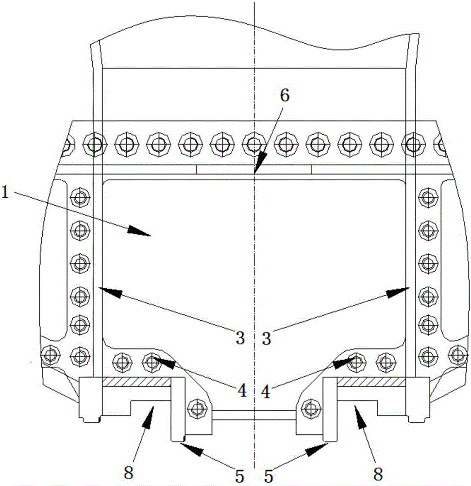 Low-pressure steam inlet structure of steam turbine