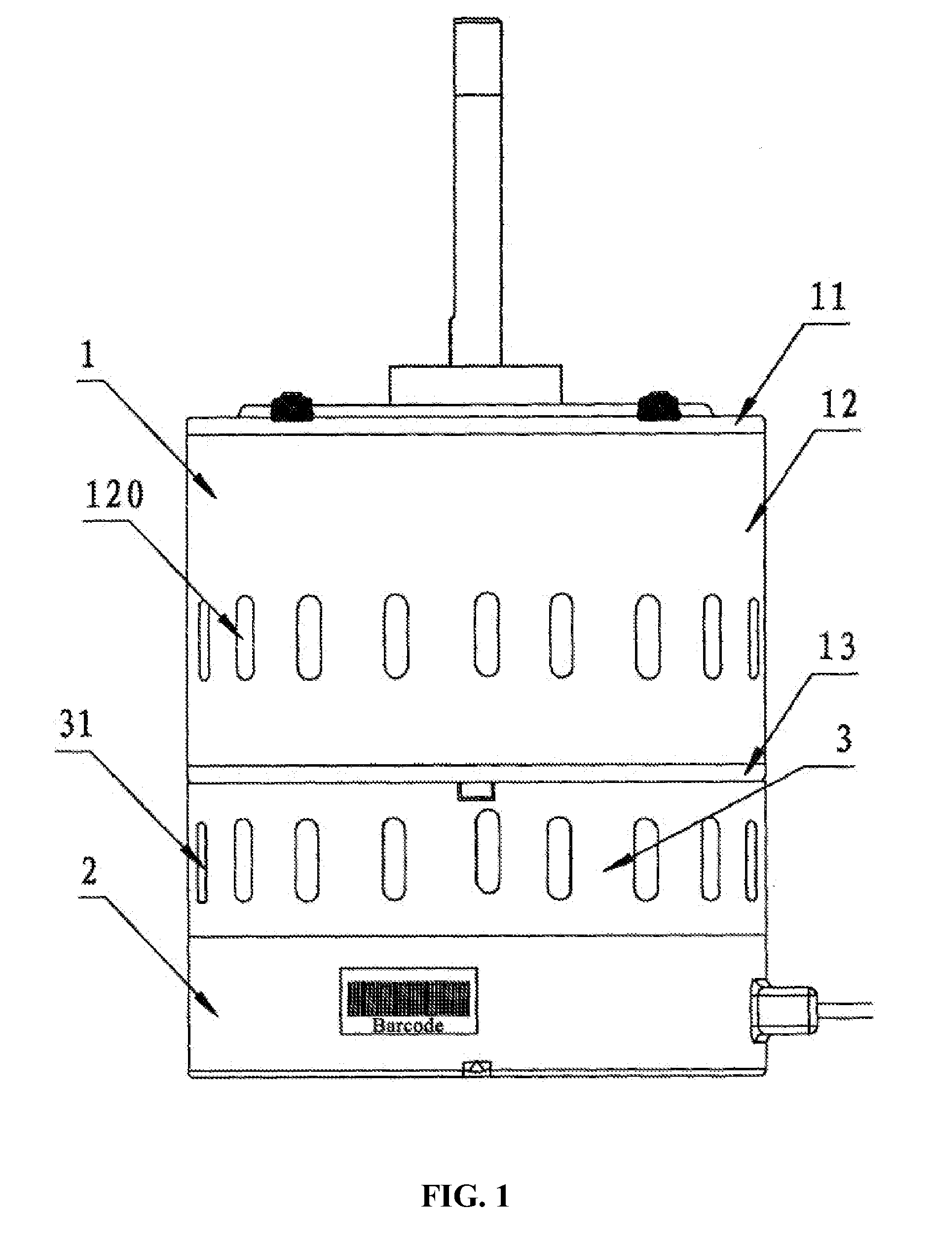 Heat-dissipation structure for motor